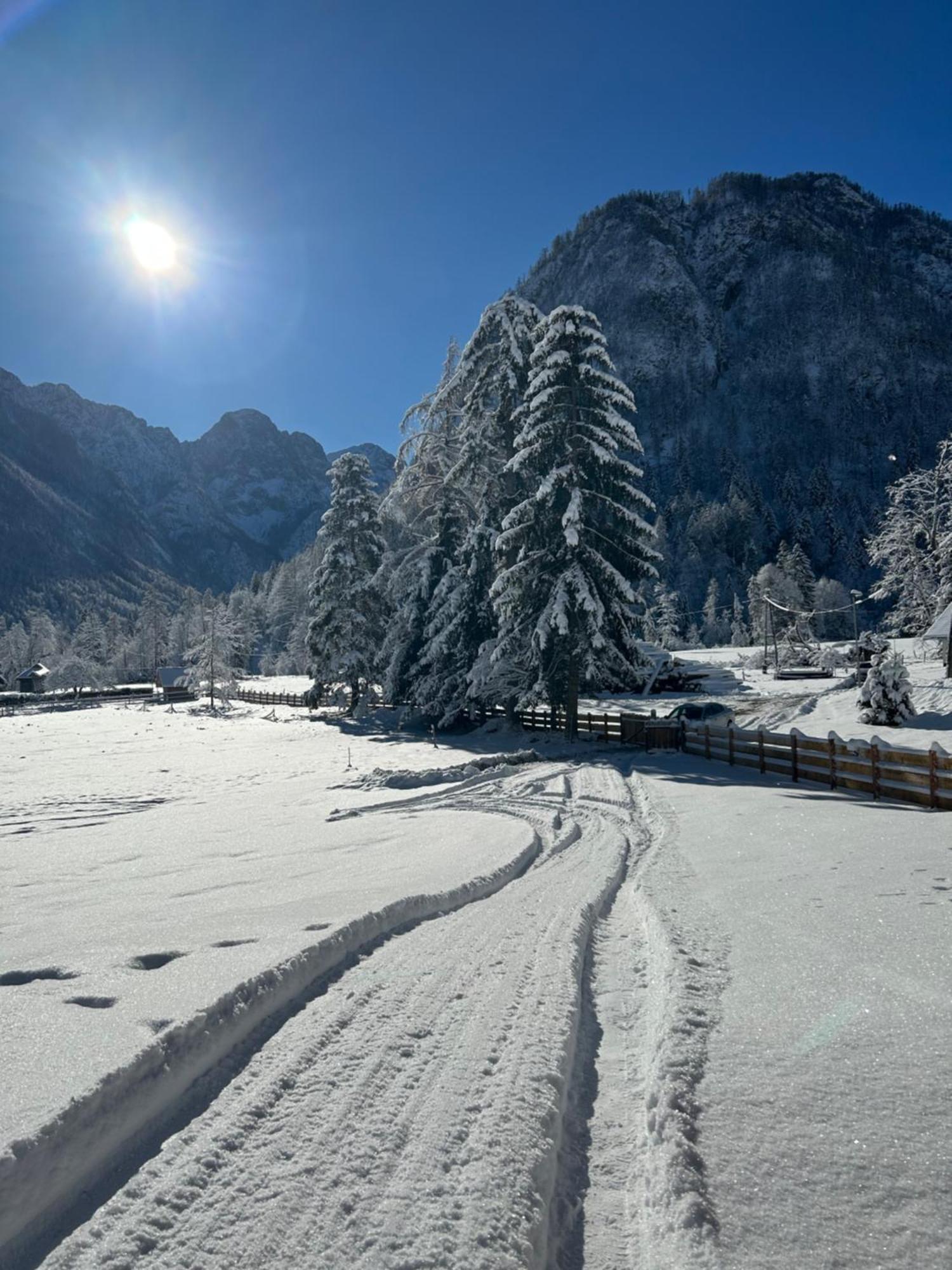 Radovna Chalet With Panoramic View Mojstrana Exterior foto